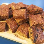 Flapjack au pudding de Noël