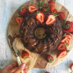 Gâteau au chocolat végétalien