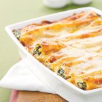 Cannellonis aux épinards et à la ricotta