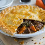 Tarte au boeuf et à la moutarde