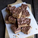 Croustillant au chocolat et au caramel