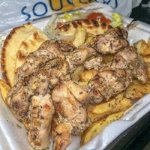 Souvlaki d'agneau et citron