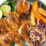 Poulet piri-piri et salade de chou
