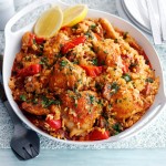 Pot de riz au poulet et au chorizo