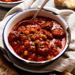 Soupe chorizo ​​et pois chiches