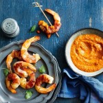 Crevettes à la sauce Romesco