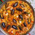 Riz espagnol aux fruits de mer
