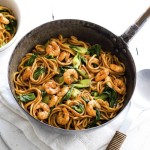 Sauté de crevettes