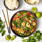 Curry de crevettes thaï
