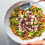 Salade de couscous aux aubergines