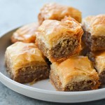 Baklava aux noix épicées, ricotta et chocolat