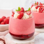Mousse aux framboises