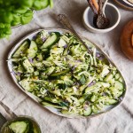 Salade de concombre et fenouil