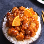 Chinese Oranje Kip