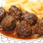 Boulettes de viande belges à la sauce au sirop de Liège