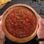 Salsa aux tomates et poivrons fumés