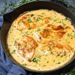 Poulet crémeux à la moutarde